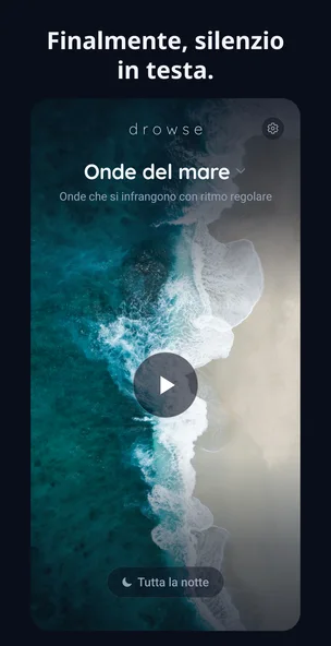 Schermata marketing dell’app Drowse